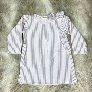 5 Year - Go Gently Nation Kids Organic Cotton Striped Three Quarter Sleeve